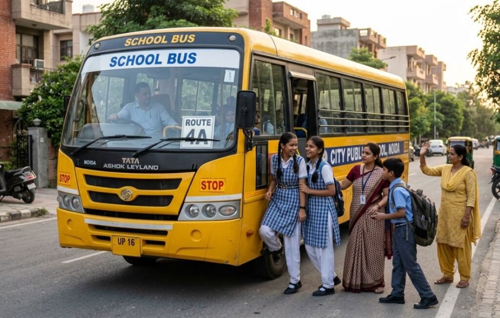 School Bus Near Me in Noida – Pricing, Safety & Route Details