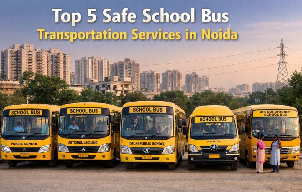 Top 5 Safe School Bus Transportation Services in Noida