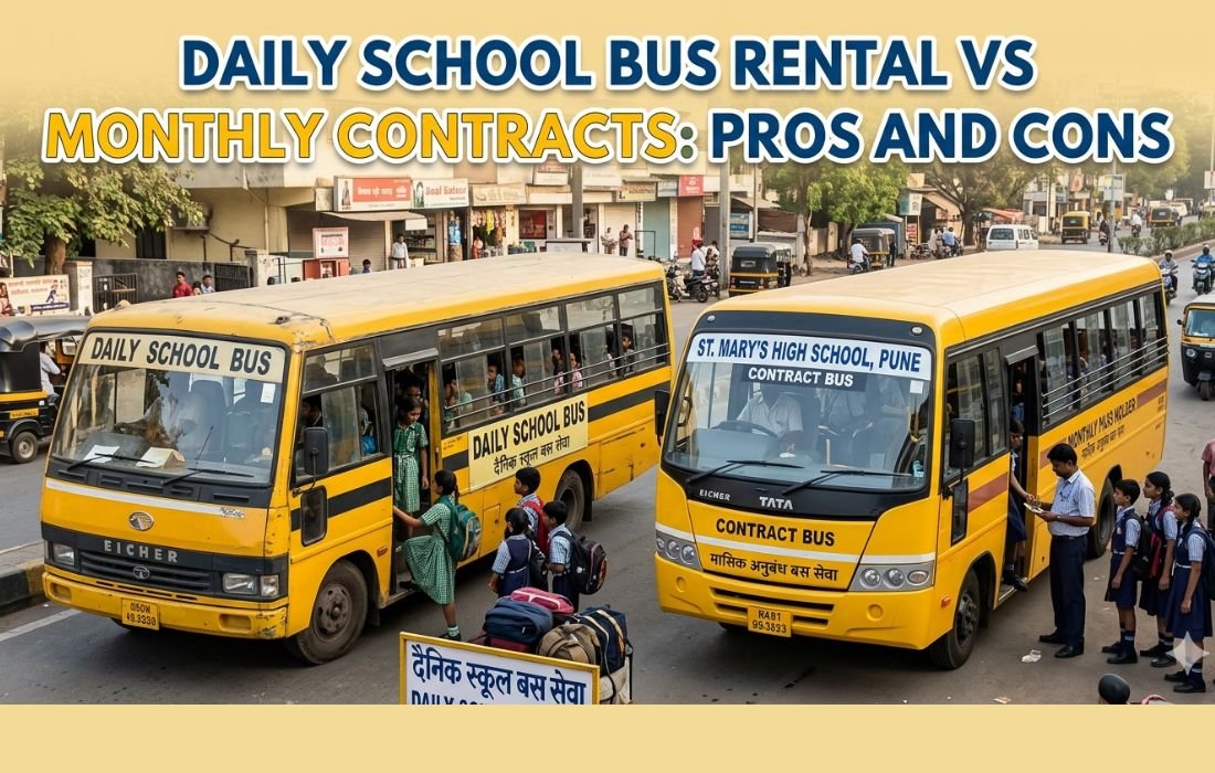 Daily vs Monthly School Bus Rental Services